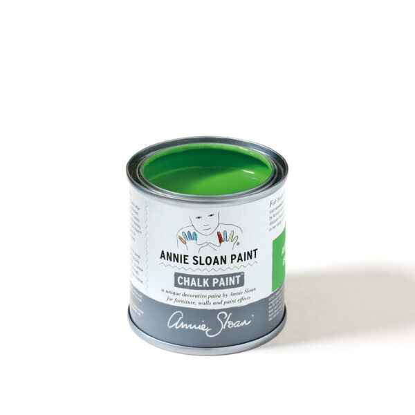 Antibes Green Chalk Paint™ krétafesték 120ml kiszerelésben, eredeti fémdoboz csomagolásban