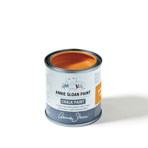 Barcelona Orange Chalk Paint™ krétafesték 120ml kiszerelésben, eredeti fémdoboz csomagolásban